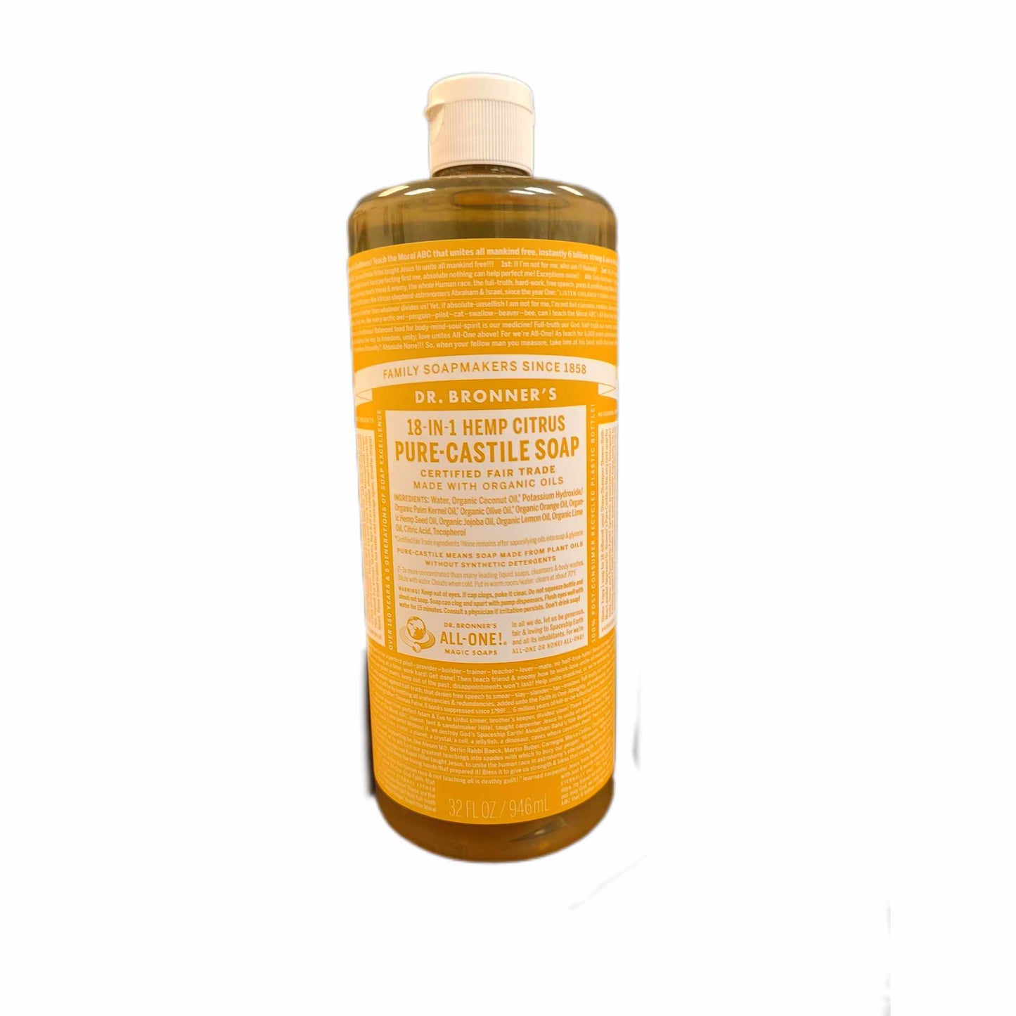 Dr. Bronner's Pure Castile Liquid Soap