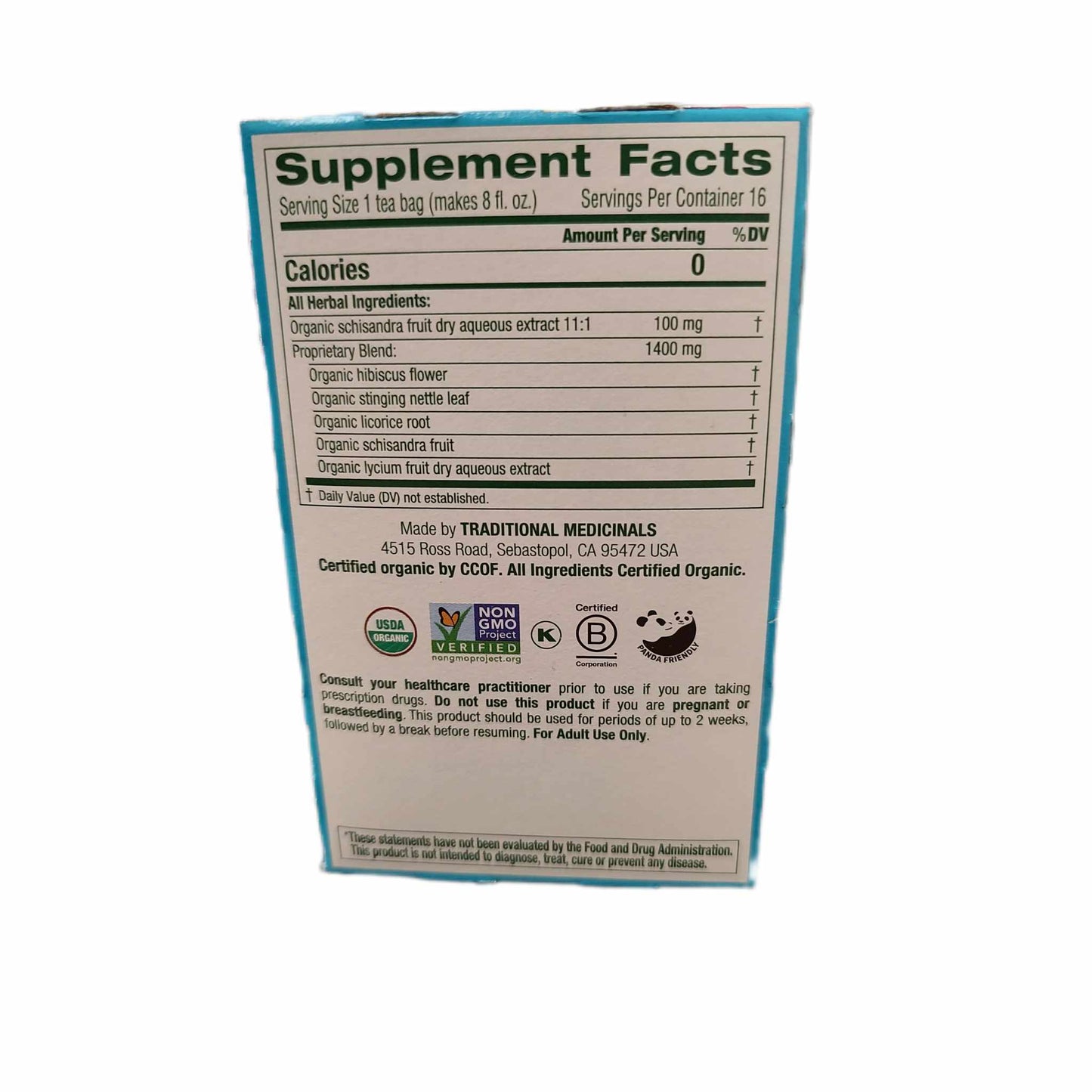 Traditional Medicinals EveryDay Detox® Schisandra Berry Tea