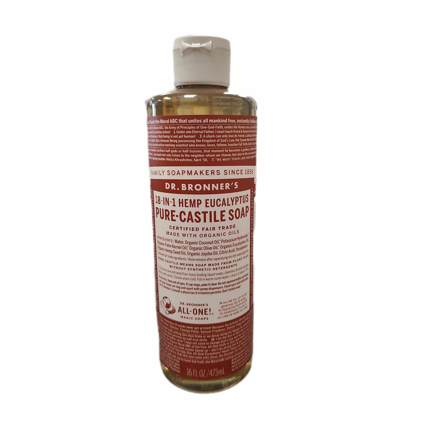 Dr. Bronner's Pure Castile Liquid Soap