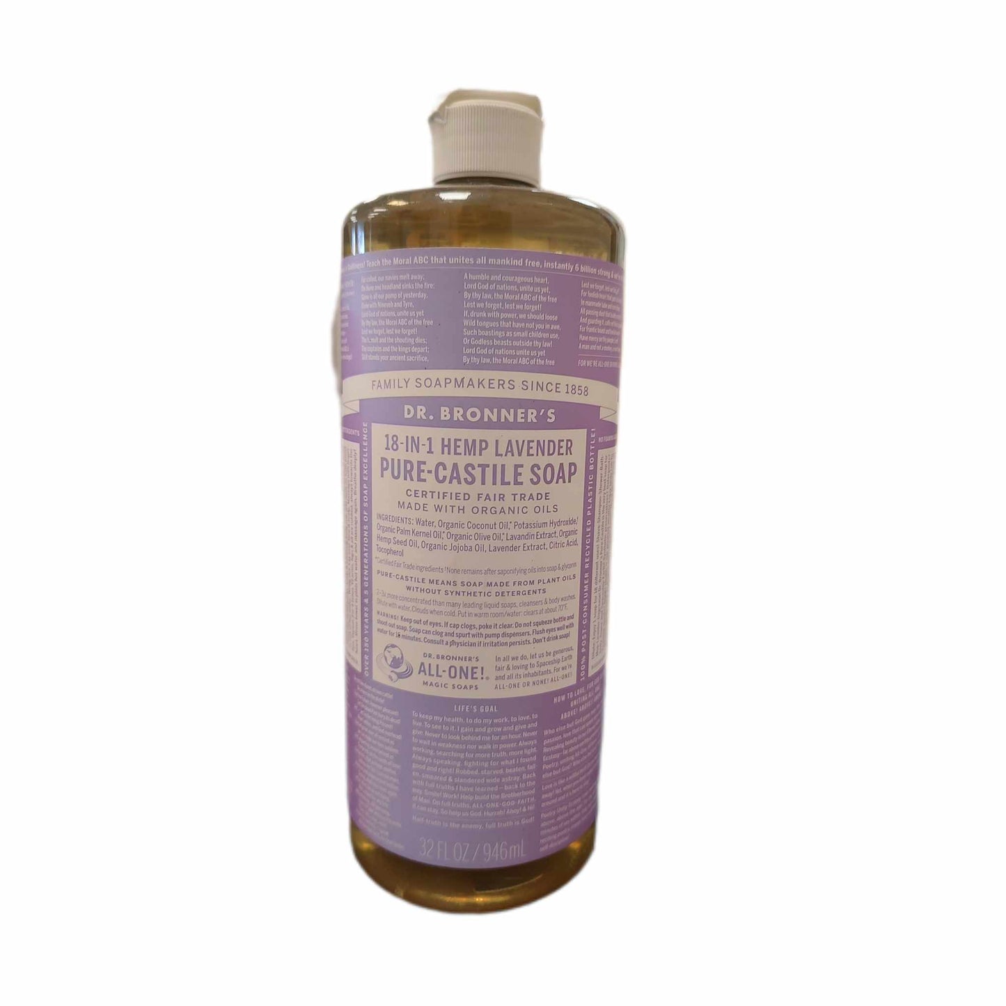 Dr. Bronner's Pure Castile Liquid Soap