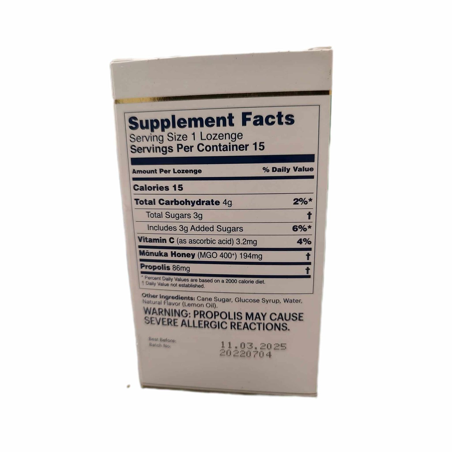 Flora Manuka Lozenge