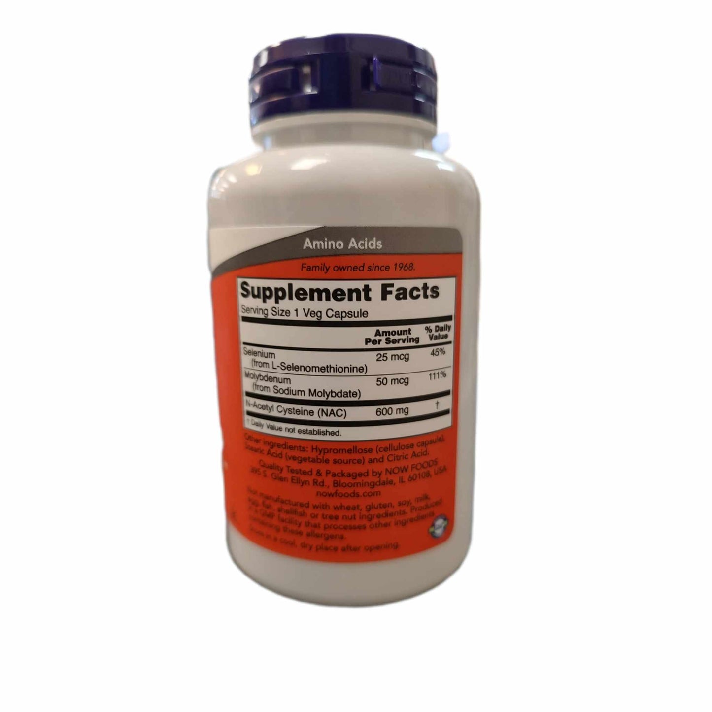 NOW Foods NAC 600mg