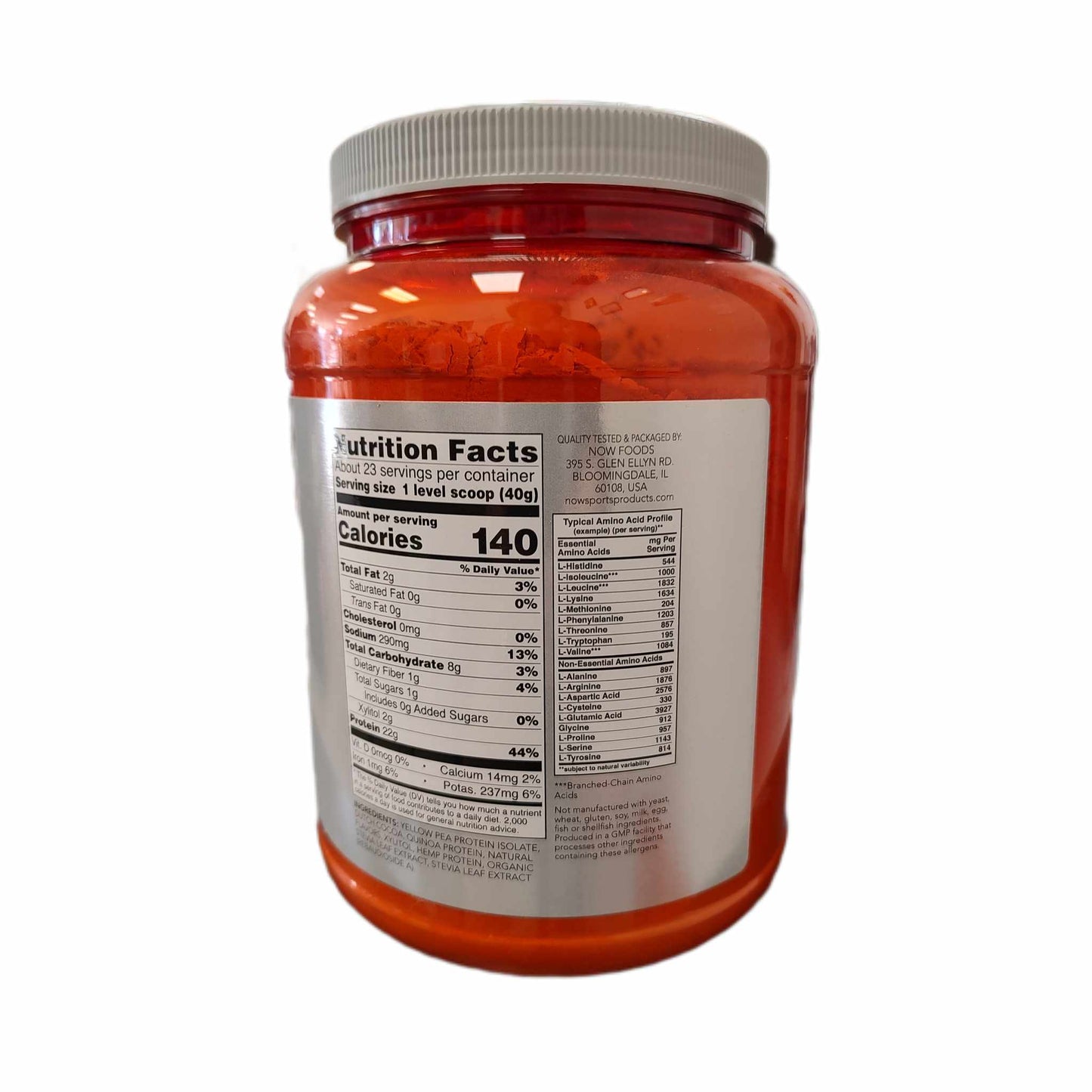 NOW Foods Plant Protein Complex, Chocolate Mocha Powder