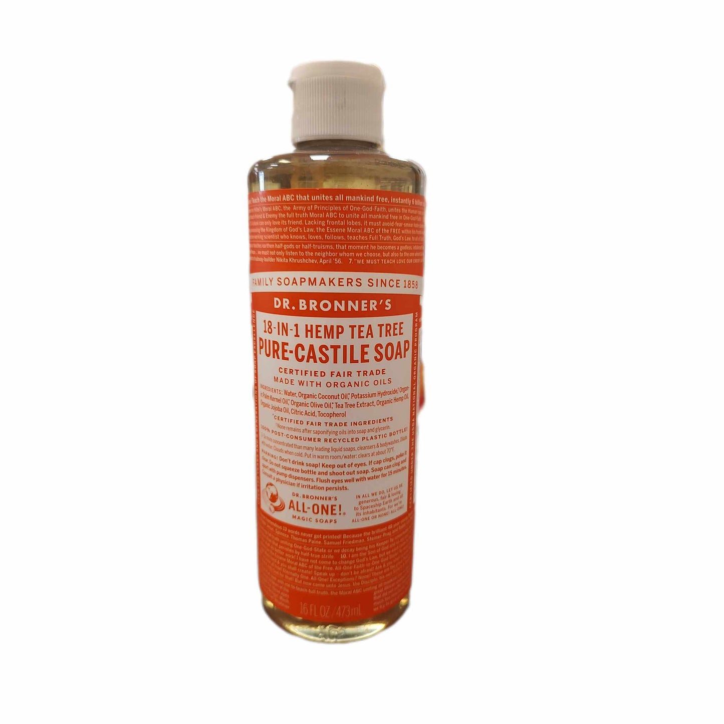 Dr. Bronner's Pure Castile Liquid Soap