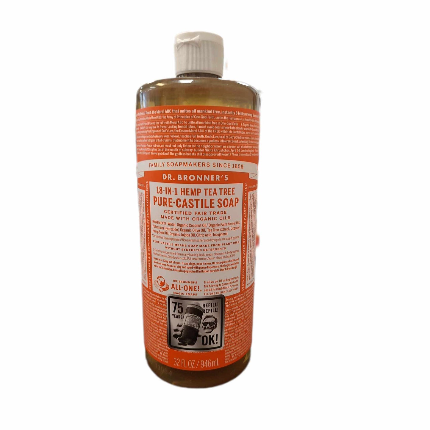Dr. Bronner's Pure Castile Liquid Soap