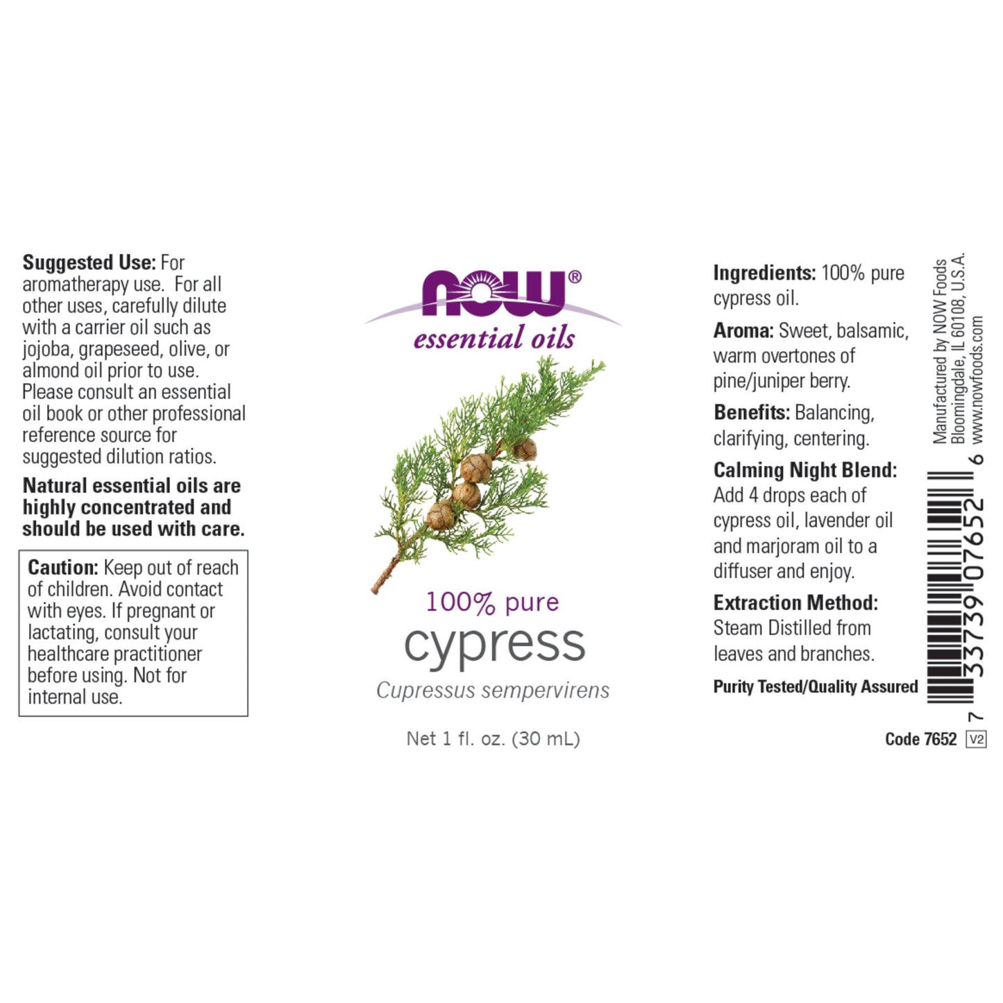 NOW Foods Cypress Essential Oil