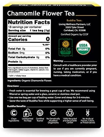 Buddha Organic Chamomile Flower Tea