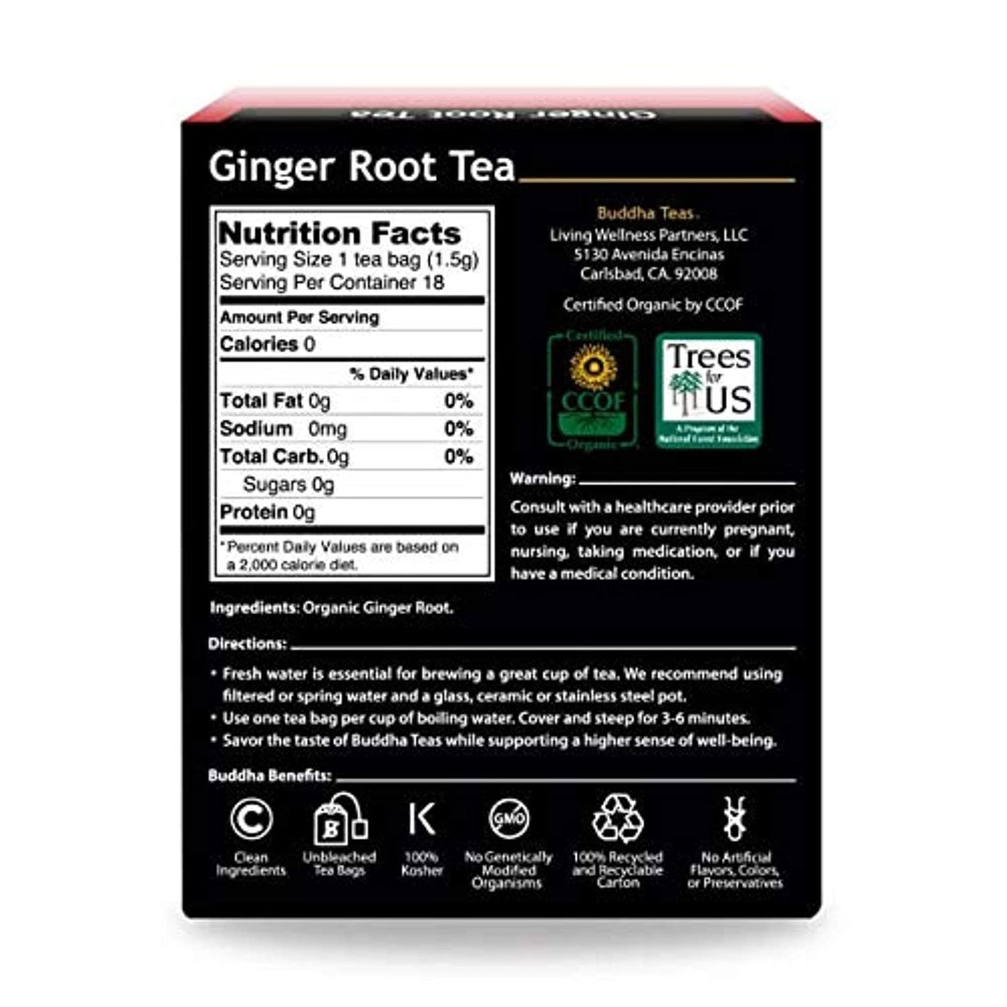 Buddha Organic Ginger Root Tea
