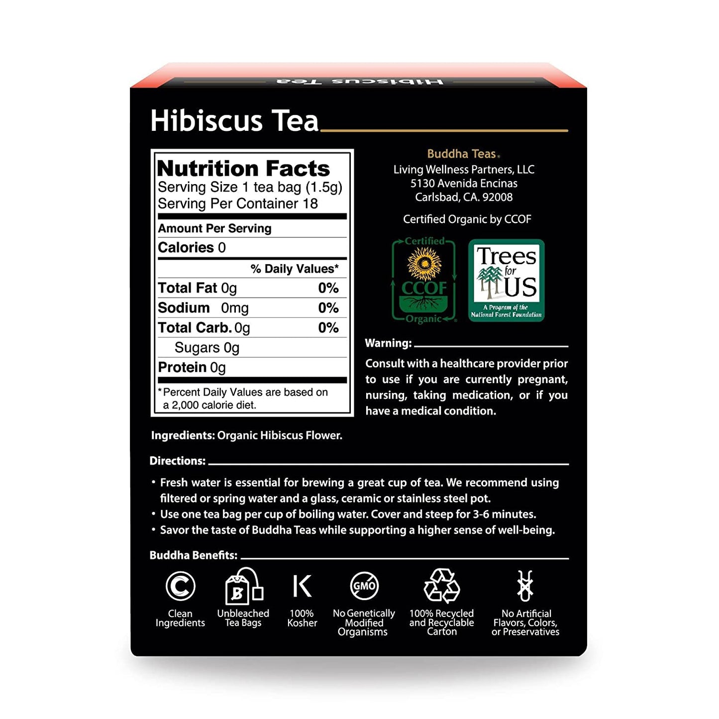 Buddha Organic Hibiscus Tea