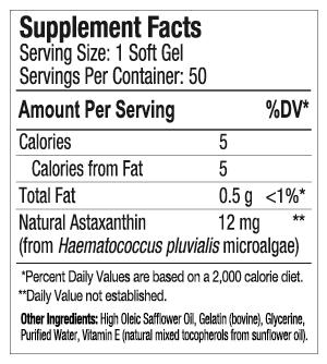 Nutrex Hawaii BioAstin Hawaiian Astaxanthin 12mg