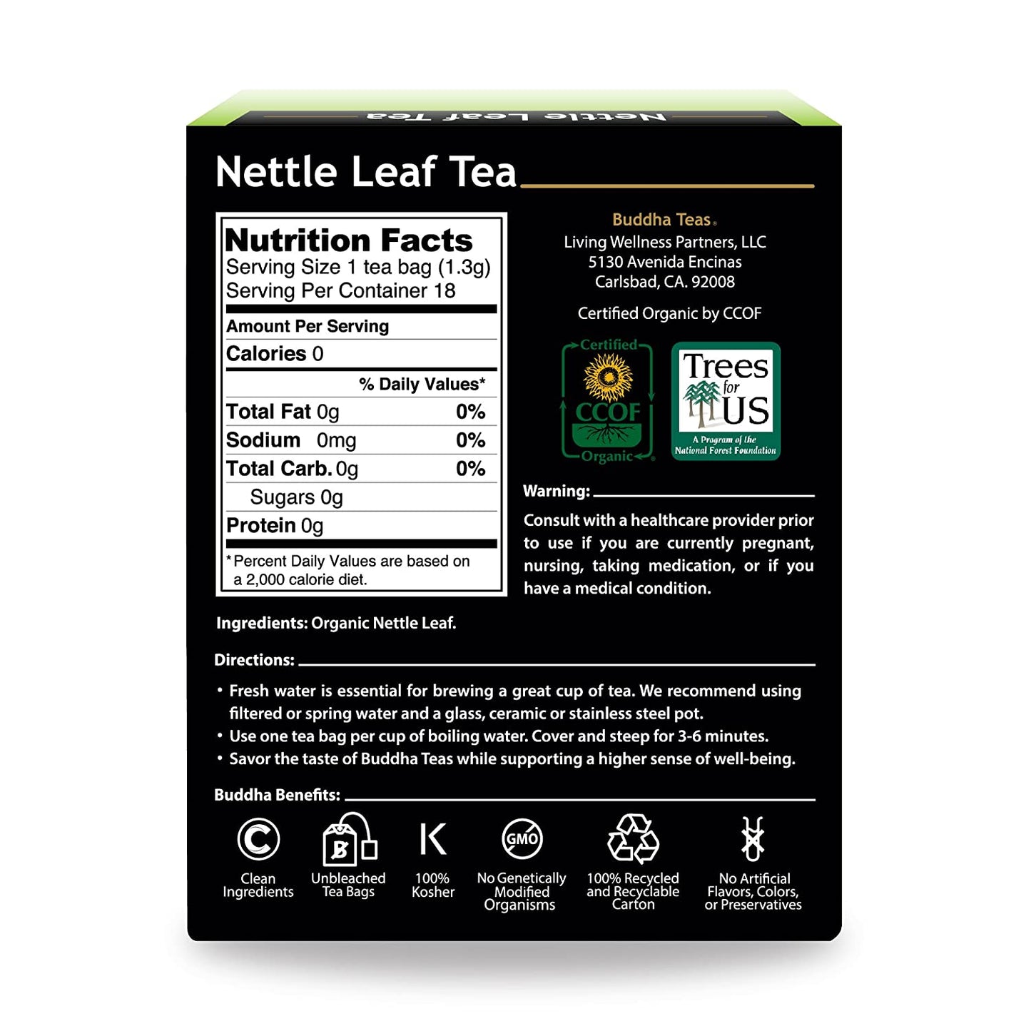 Buddha Organic Nettle Leaf Tea