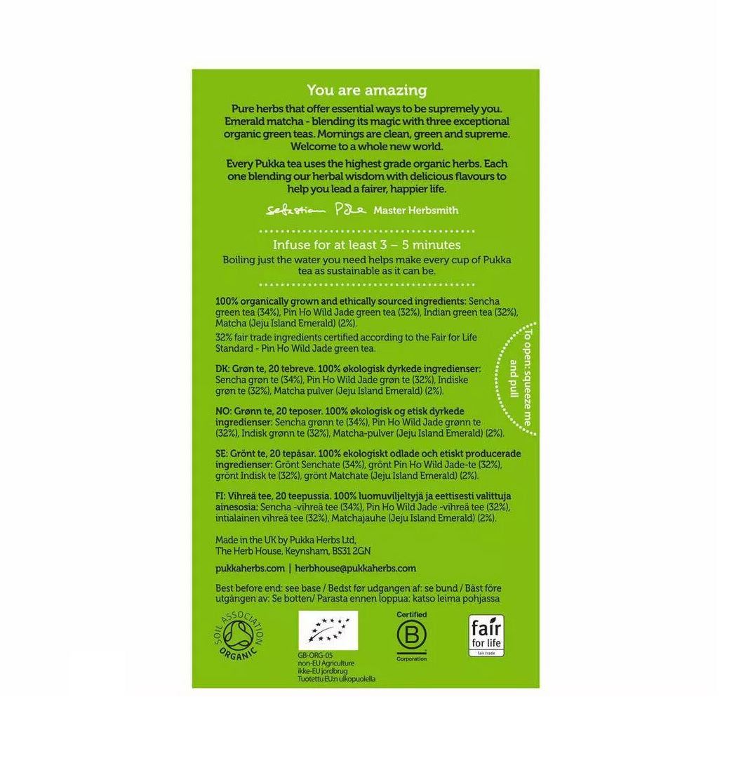 Pukka Supreme Matcha Green Tea