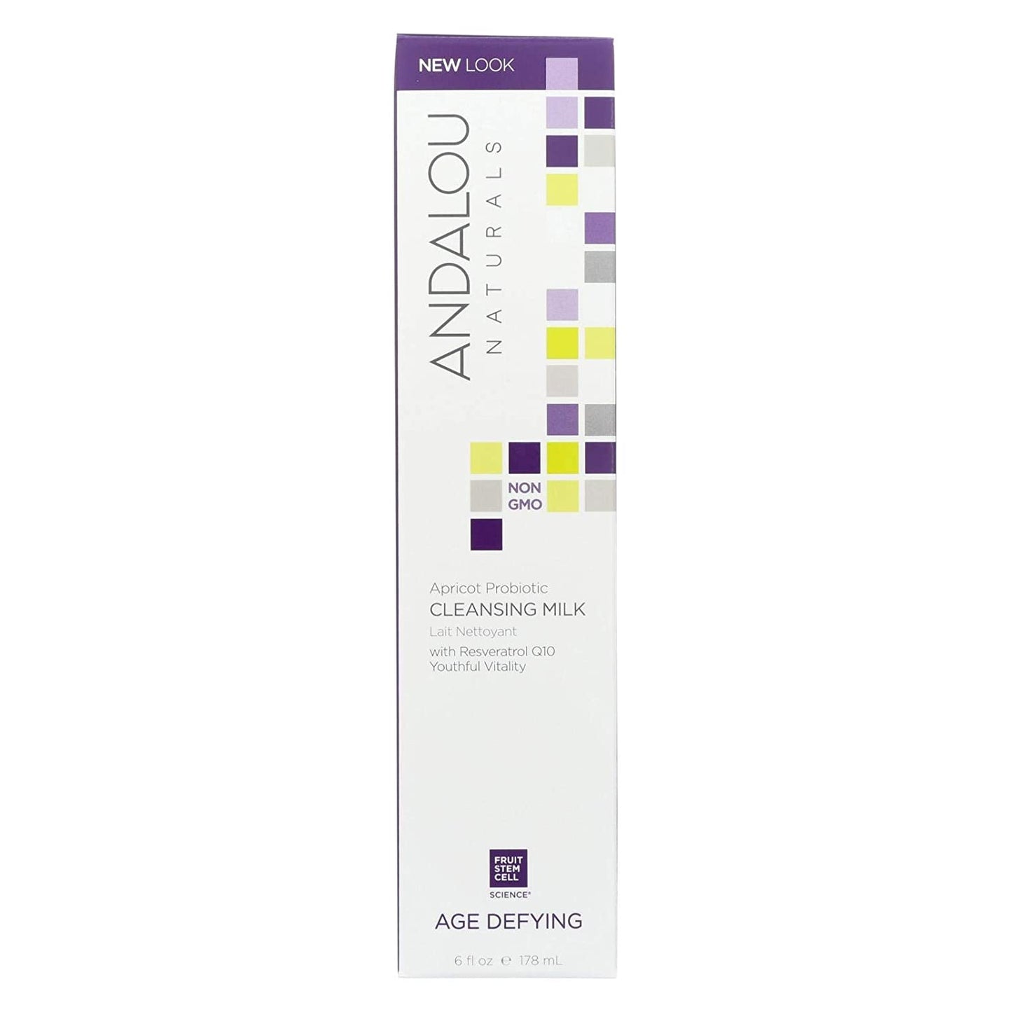 Andalou Naturals Age Defying Apricot Probiotic Cleansing Milk