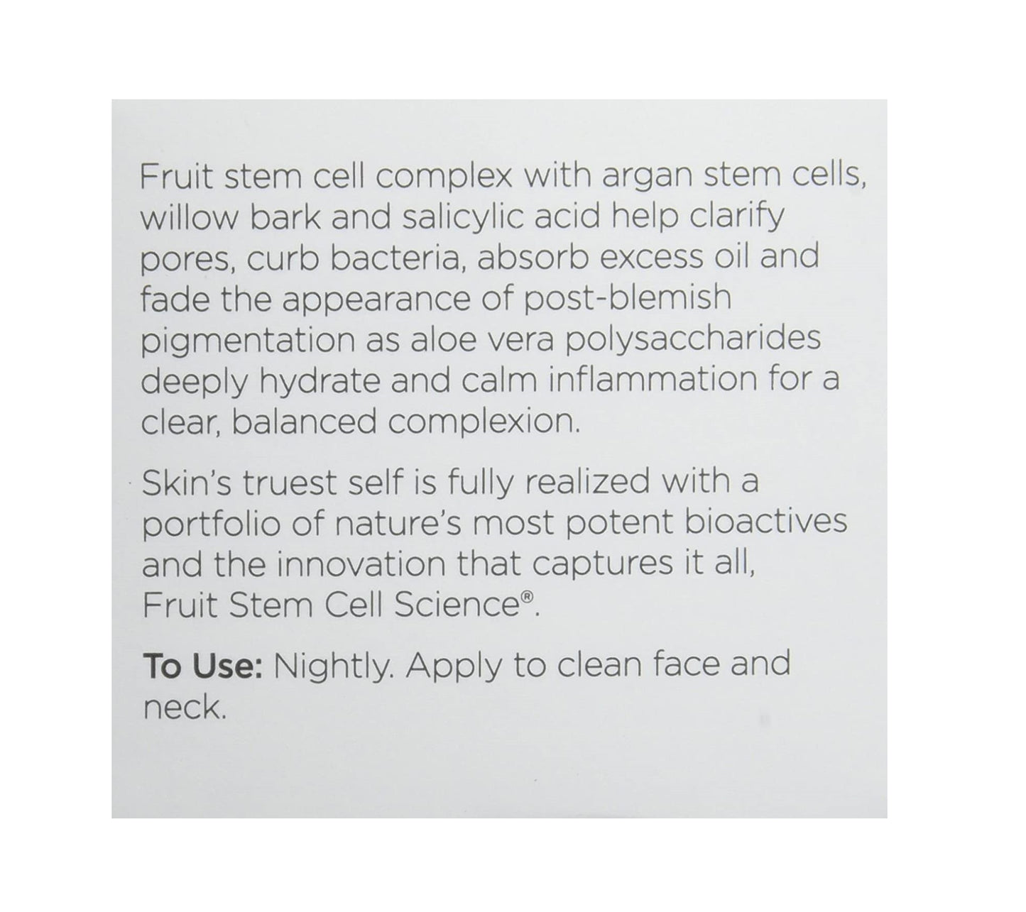 Andalou Naturals Clear Skin Argan Stem Cell Recovery Cream