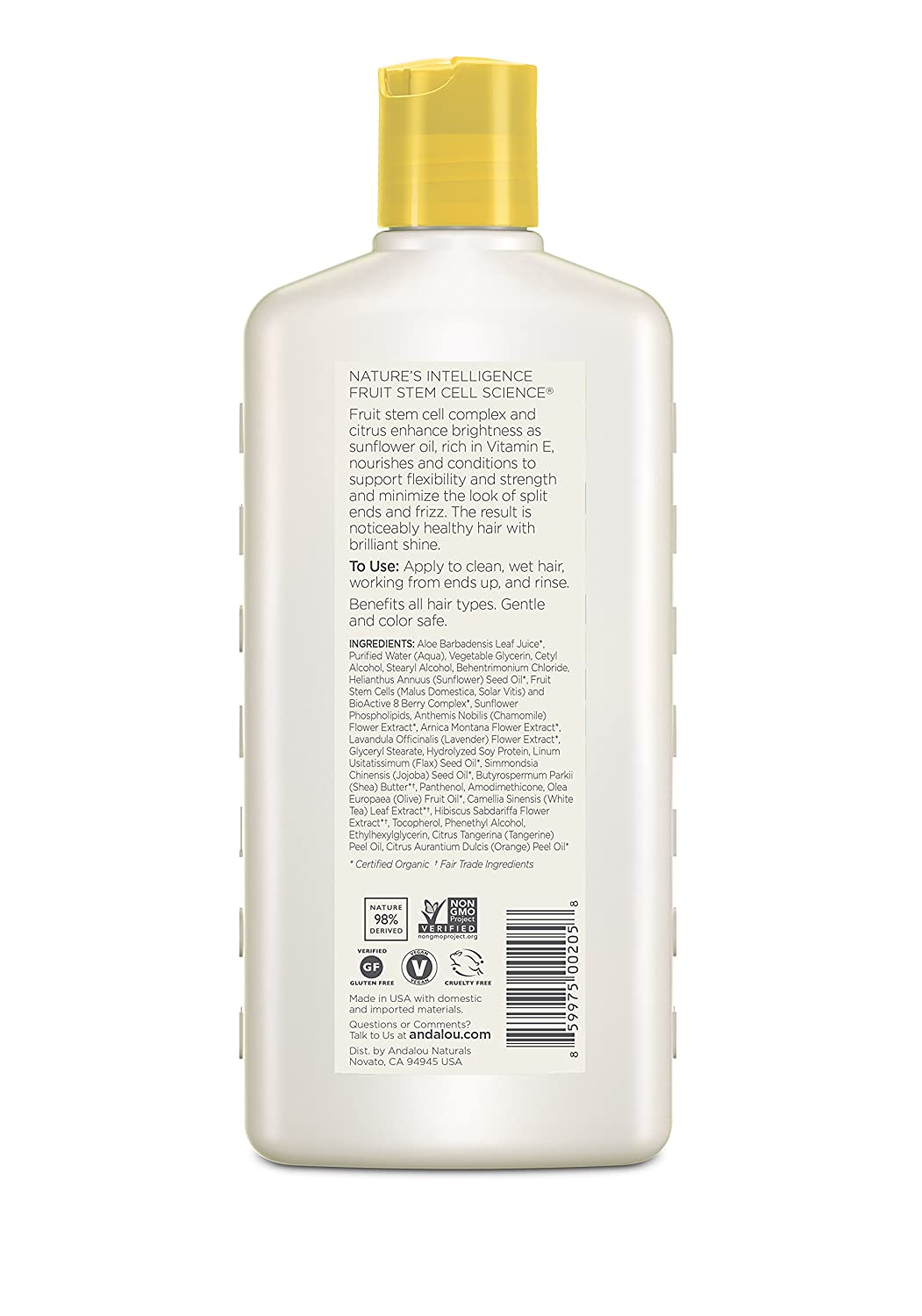 Andalou Naturals Sunflower & Citrus Shine Conditioner