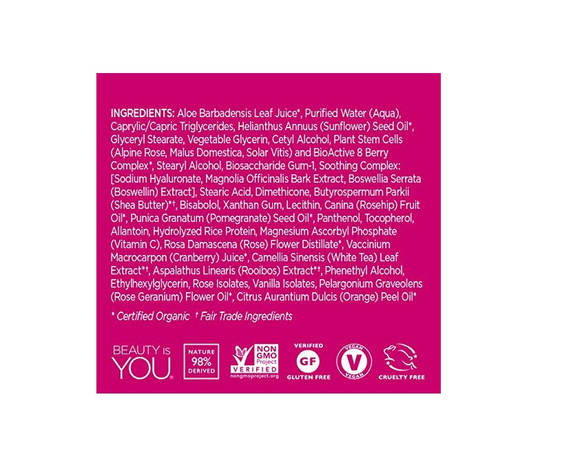 Andalou Naturals Sensitive 1000 Roses Heavenly Night Cream