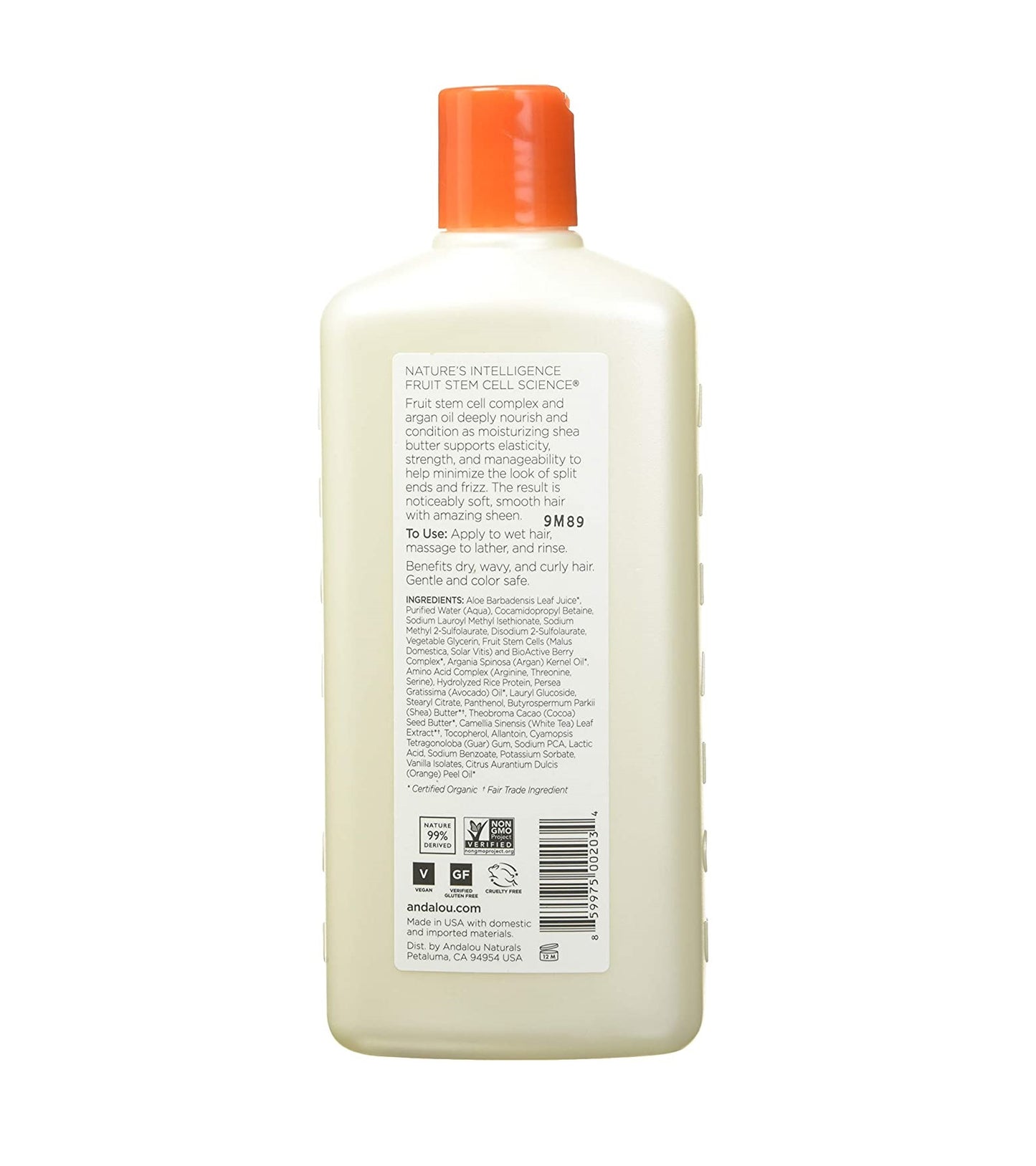 Andalou Naturals Argan Oil & Shea Moisture Rich Shampoo