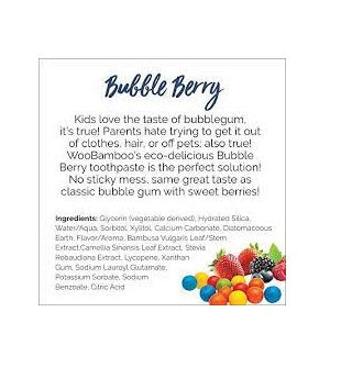 WooBamboo 98% Naturally Derived Fluoride-Free Toothpaste