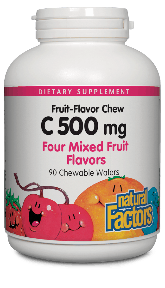 Natural Factors C 500 mg Fruit-Flavor Chew