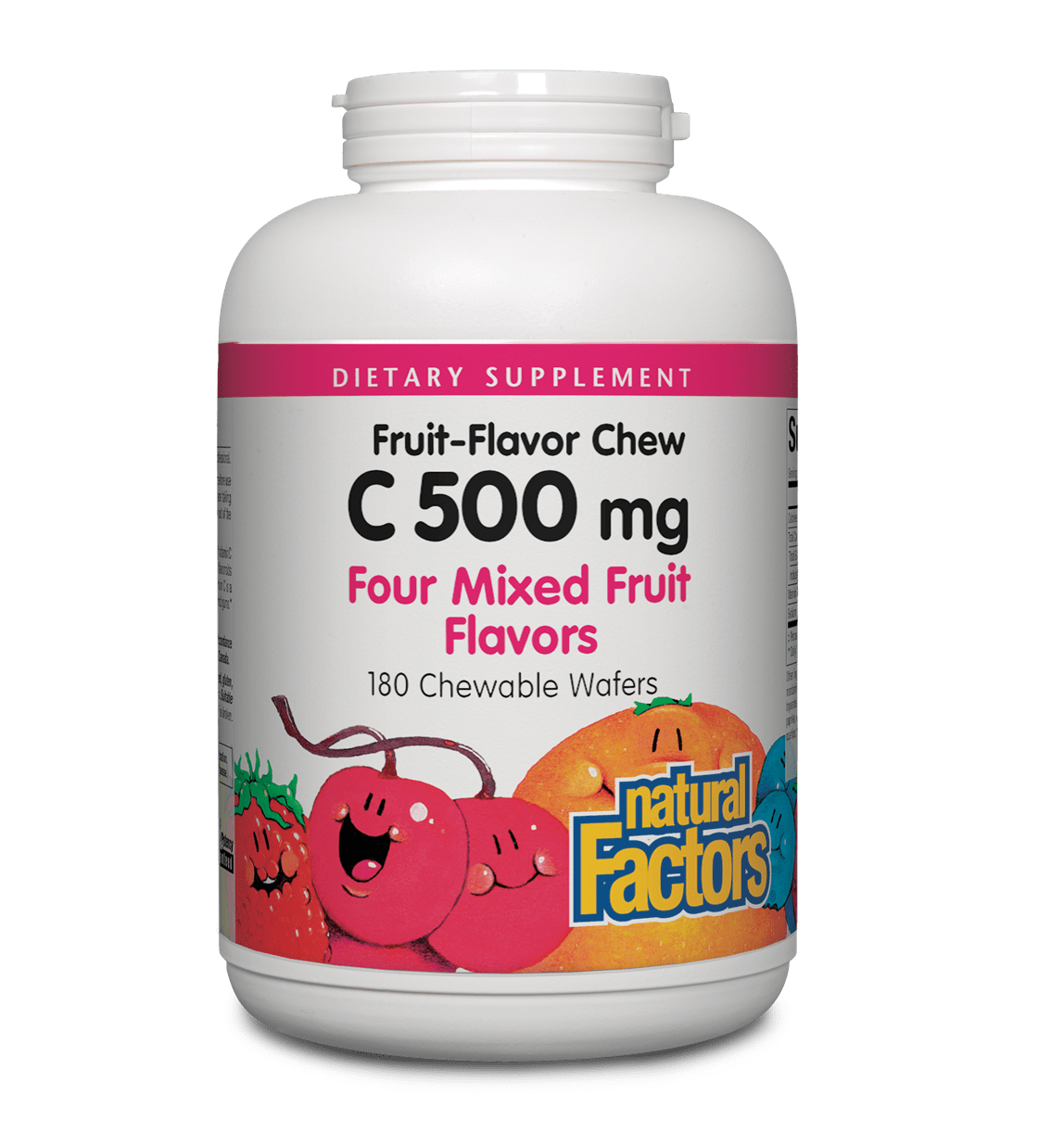 Natural Factors C 500 mg Fruit-Flavor Chew