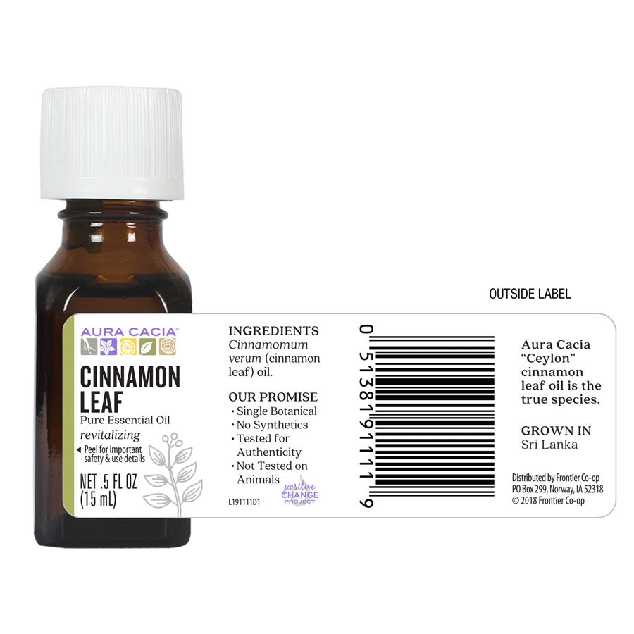 Aura Cacia Cinnamon Leaf Essential Oil