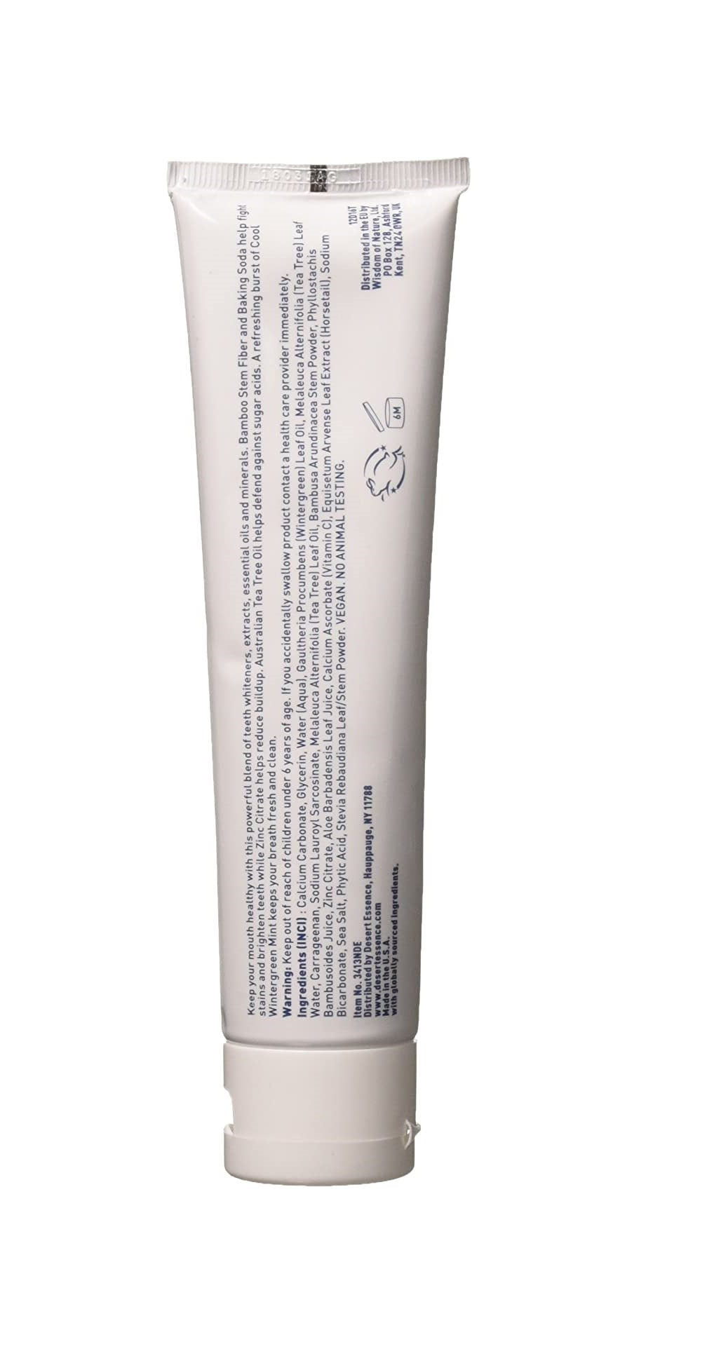 Desert Essence Tea Tree Oil Whitening Plus Toothpaste