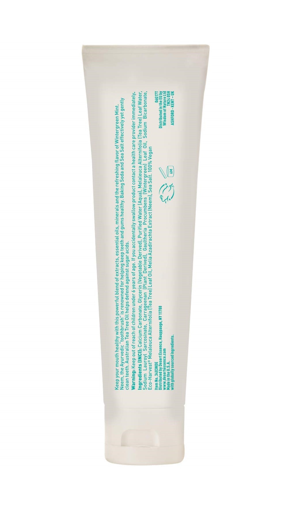 Desert Essence Tea Tree Oil & Neem Wintergreen Toothpaste