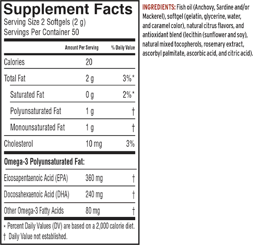 Barlean's FRESH CATCH® Fish Oil Softgels