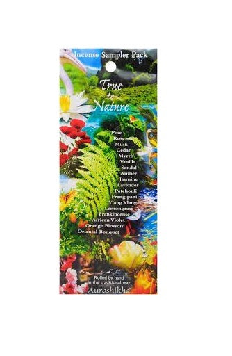 Auroshikha True to Nature Incense Sampler Pack