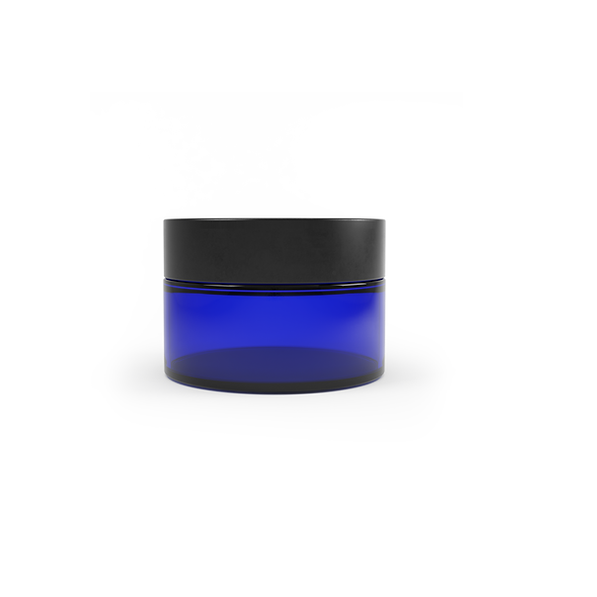 Matrix Cobalt Blue Glass Jar