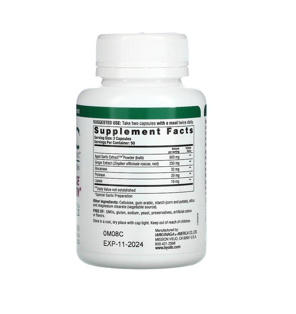 Kyolic Candida Cleanse & Digestion Formula 102