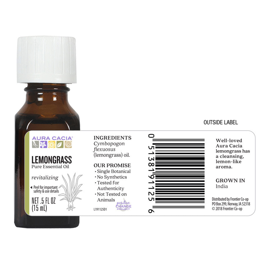 Aura Cacia Lemongrass Essential Oil