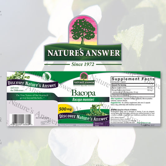 Nature's Answer Bacopa Standardized Extract