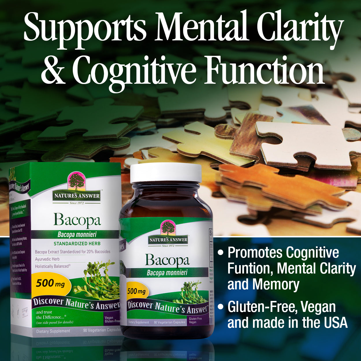 Nature's Answer Bacopa Standardized Extract