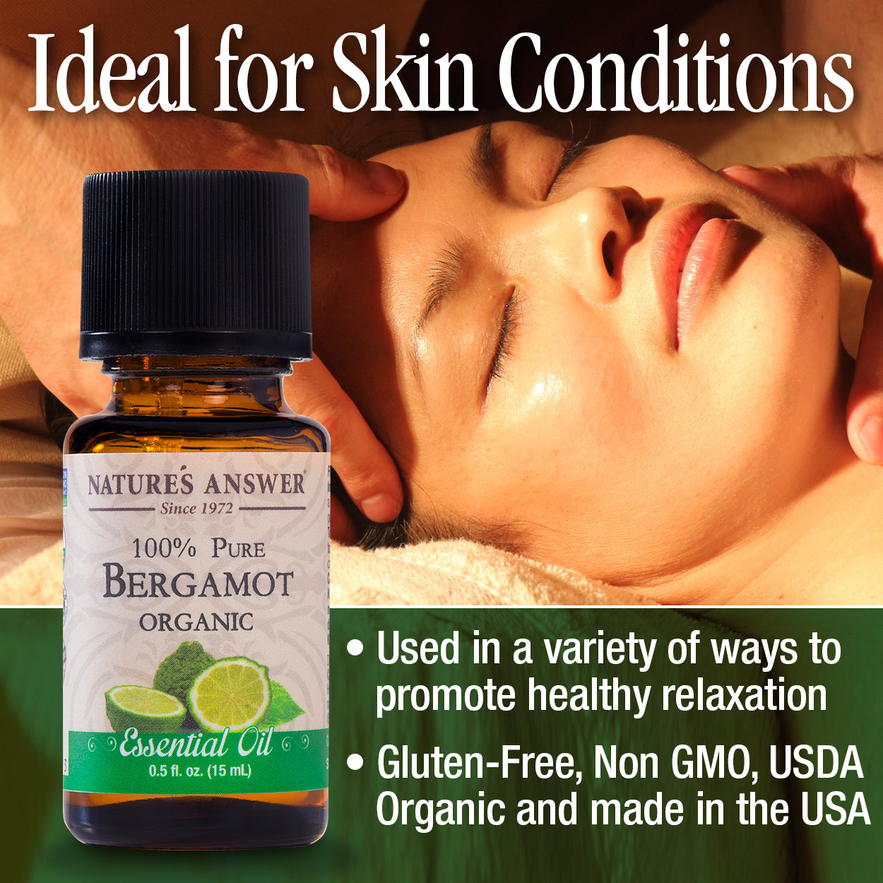 Nature's Answer Bergamont Essential Oil Organic