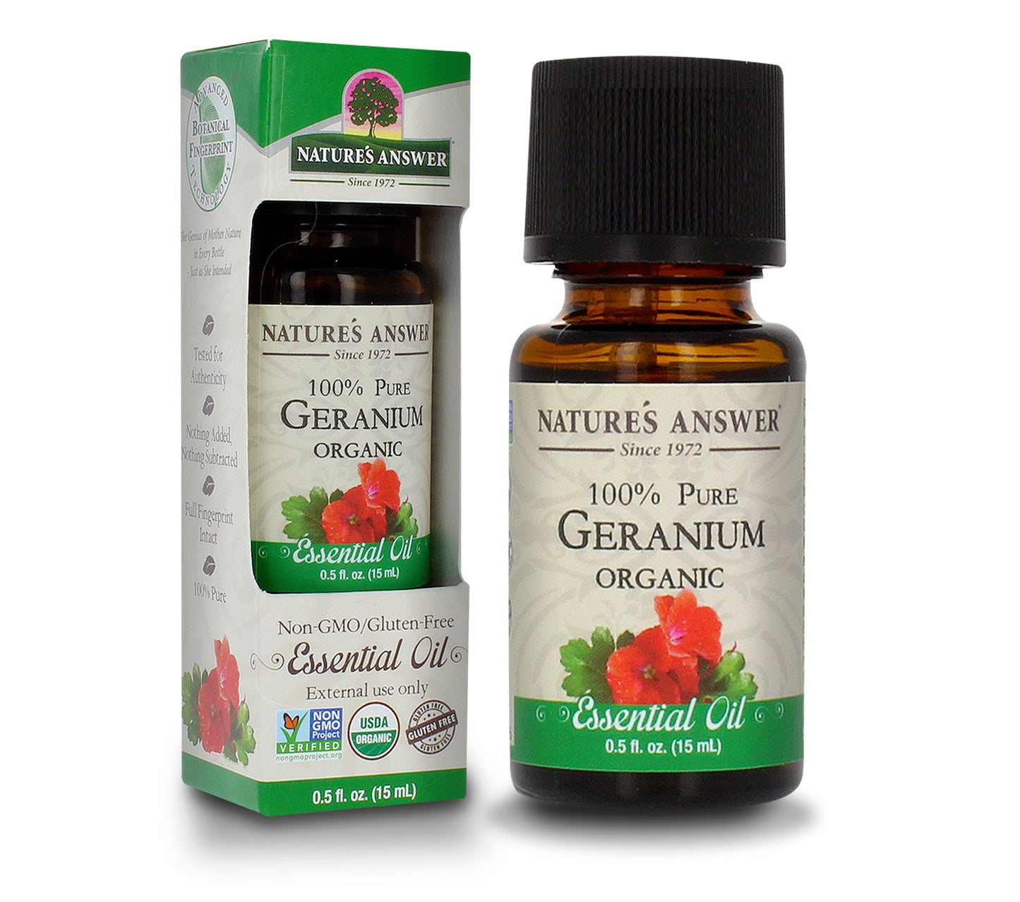 Nature's Answer Geranium Essential Oil Organic
