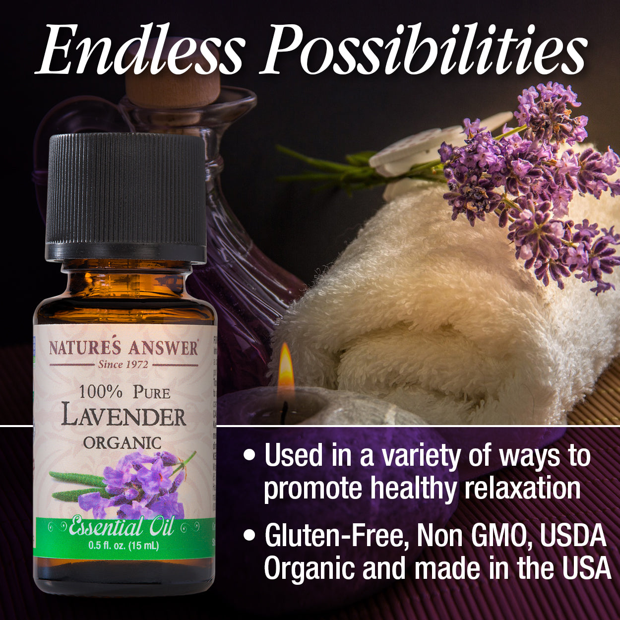 Nature's Answer Lavender Essential Oil Organic