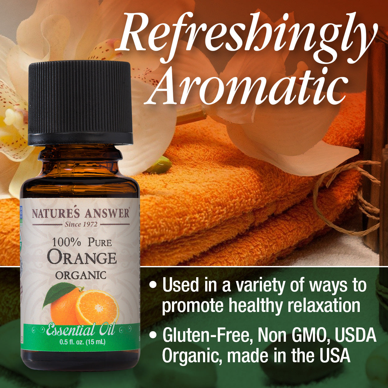 Nature's Answer Orange Essential Oil Organic
