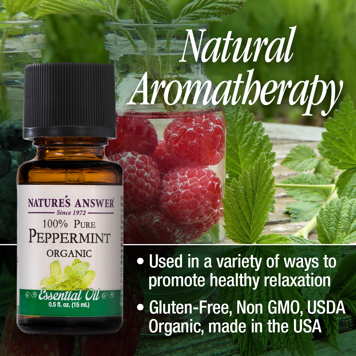 Nature's Answer Peppermint Essential Oil Organic