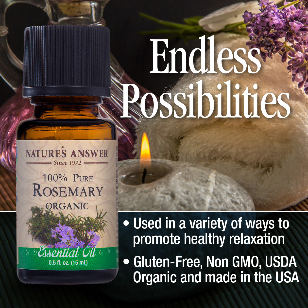 Nature's Answer Rosemary Essential Oil Organic