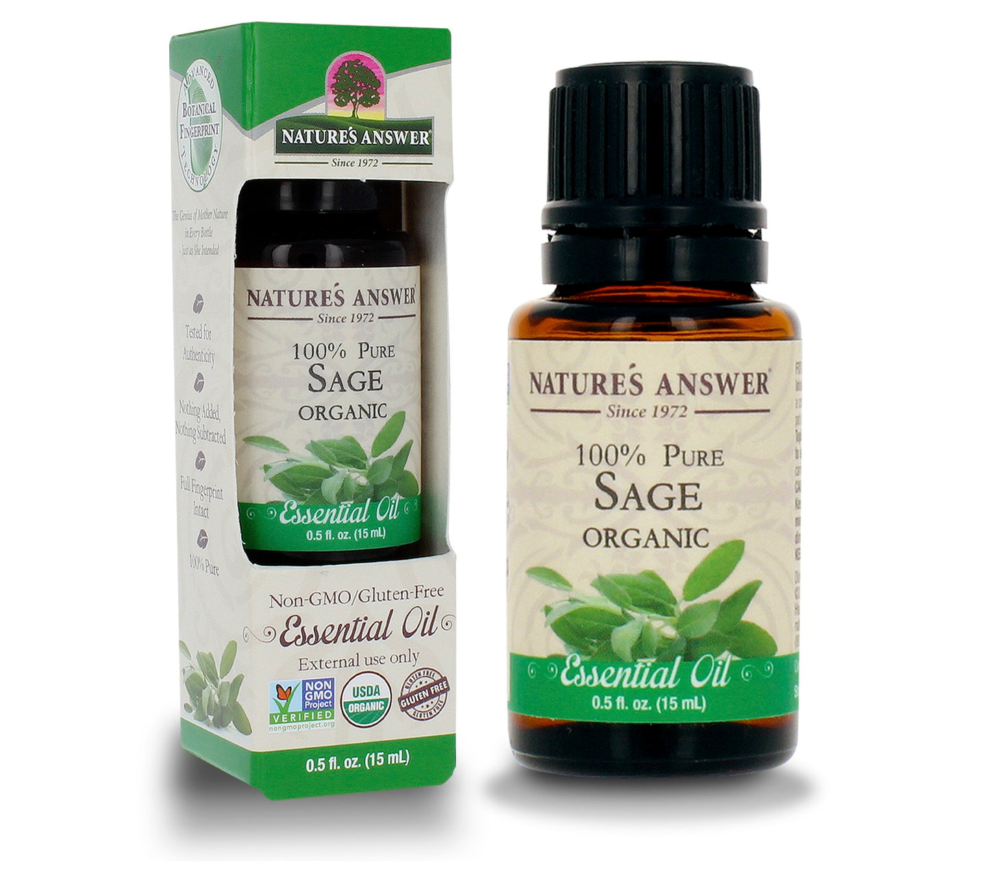 Nature's Answer Sage Essential Oil Organic