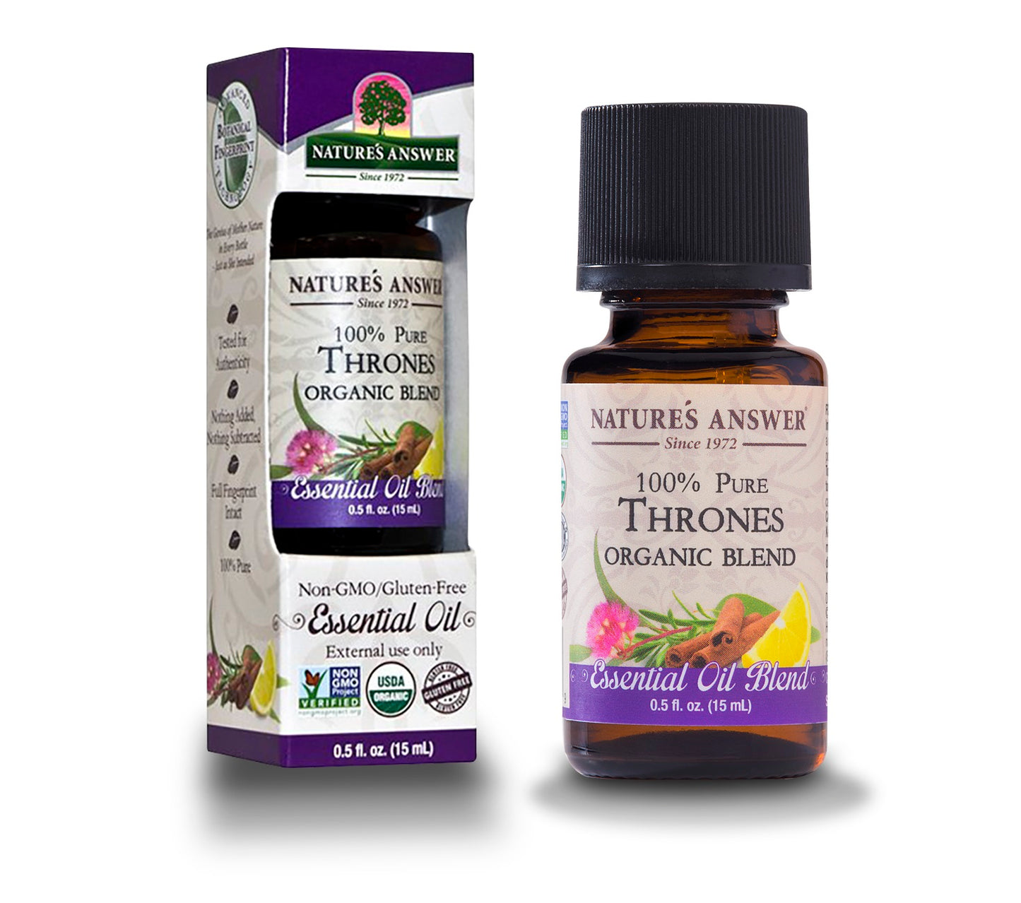 Nature's Answer Thrones Blend Essential Oil Organic