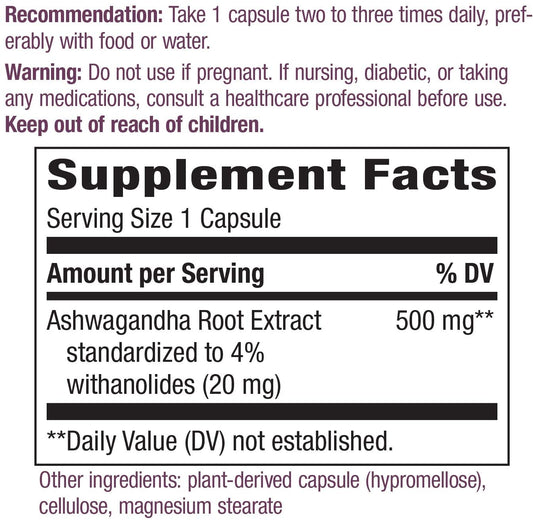 Nature's Way Ashwaganda Standardized Extract