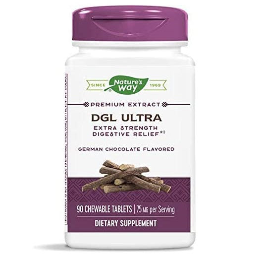 Nature's Way DGL ULTRA 10:1 Extra Strength, German Chocolate Flavored