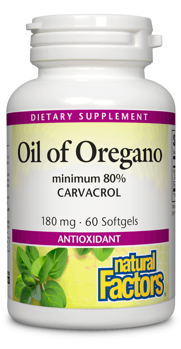 Natural Factors Oil Of Oregano Softgels