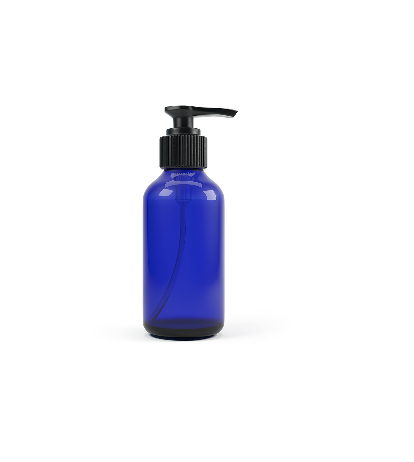 Matrix Cobalt Blue Glass Lotion Bottle