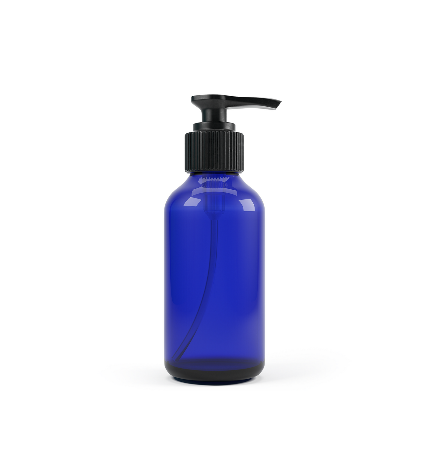 Matrix Cobalt Blue Glass Lotion Bottle