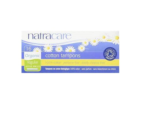 Regular Organic Cotton Tampons with Applicator - Natracare