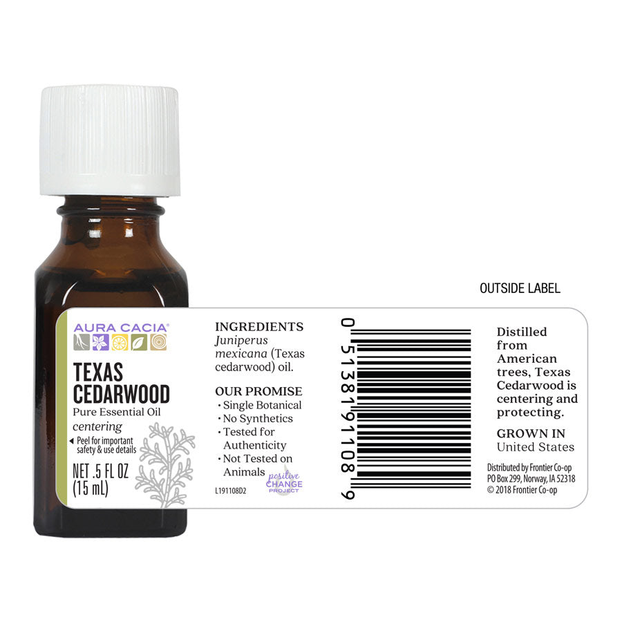 Aura Cacia Texas Cedarwood Essential Oil
