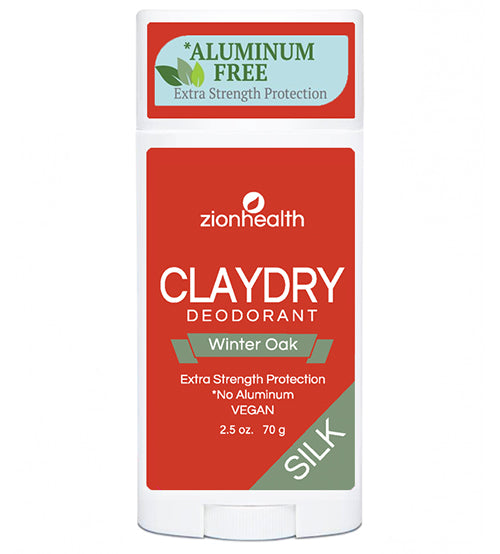 Zion Health Clay Dry Silk - Winter Oak Vegan Deodorant